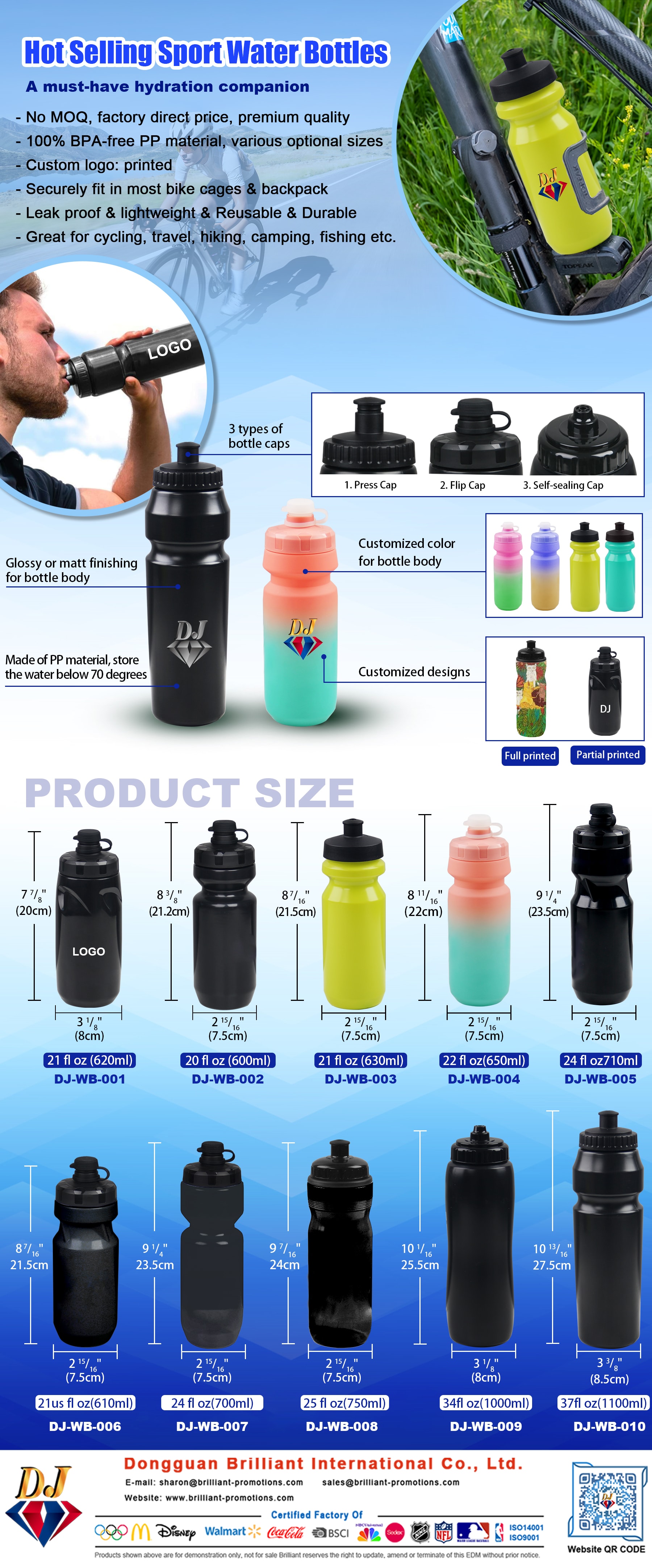 Hot Selling Sport Water Bottles